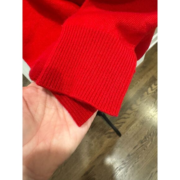 Neiman Marcus 100% Cashmere Turtleneck Sweater • Red • Size M • Luxe Cozy - Picture 11 of 11